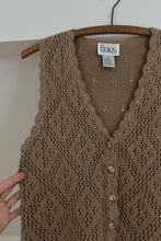 1990's ERIKA RAMIE COTTON KNIT VEST TANK | SIZE M