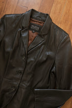 1990's BUTTERY SOFT BLACK LEATHER JACKET | SIZE L