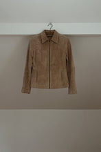 Y2K CAMEL SUEDE JACKET | SIZE S