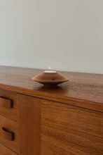 MID CENTURY NEW ZEALAND WALNUT CANDLE HOLDER