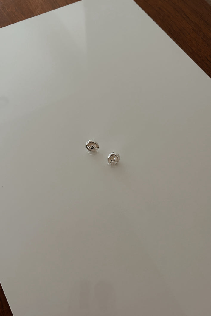 1980's STERLING SILVER ABSTRACT POSTS