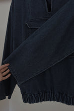 1990's J. PETERMAN THICK DENIM ANORAK | SIZE S/M