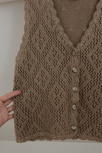 1990's ERIKA RAMIE COTTON KNIT VEST TANK | SIZE M
