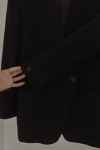 1990's JONES PURE WOOL CLASSIC MIDNIGHT BLAZER | SIZE M/L