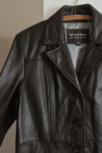 1990's CLASSIC BLACK WILSONS LEATHER JACKET