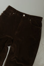 1990's RALPH LAUREN CHOCOLATE COTTON CORDS | SIZE 28/29