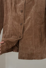 Y2K CAMEL SUEDE JACKET | SIZE S
