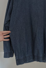 1980's STUDDED DENIM BLAZER BOMBER | SIZE M