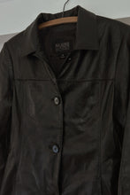 1990's BLACK WILSONS PELLE STUDIO LAMBSKIN JACKET | SIZE M