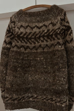 1980's RARE CHUNKY MOHAIR KNIT FAIR ISLE JUMPER | SIZE M/L