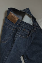 1990's MODA CLASSIC STOVEPIPE DARK DENIM | SIZE 28