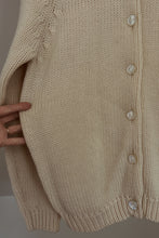1960's PURE WOOL BRITISH KNIT CARDIGAN | SIZE S/M