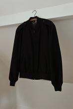 1990's BLACK COTTON BOMBER JACKET | SIZE M/L
