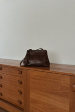 1990's CEM WALNUT WOVEN LEATHER BAG