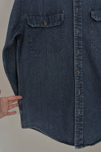 1990's CLASSIC DENIM DAD SHIRT | SIZE M