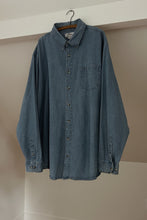 1990's DENIM WORK SHIRT | SIZE 4XL
