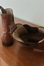 1990's GIORGIO ARMANI CLASSICO LEATHER CHELSEA BOOTS | SIZE 8