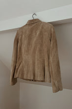 Y2K CAMEL SUEDE JACKET | SIZE S