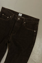 1990's CALVIN KLEIN CHARCOAL TWILL KICK FLARE DENIM | SIZE 29
