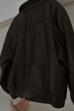 1990's CHOCOLATE LEATHER MEMBERS ONLY BOMBER | SIZE XL