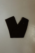 1990's IZOD BLACK PLEATED DIANA TROUSERS | SIZE 26