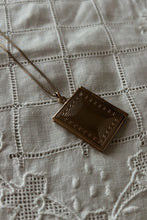 1950's 'THIS IS YOUR LIFE' BOOK LOCKET ON GOLD VERMEIL CHAIN