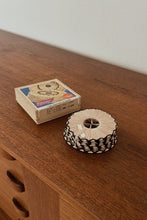 MID CENTURY RAFFIA COASTER SET | UNUSED