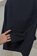 1990's PURE IRISH LINEN DEEP BLUE POCKET BLAZER | SIZE S