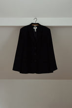 1990's MIDNIGHT LINEN BLAZER | SIZE XL