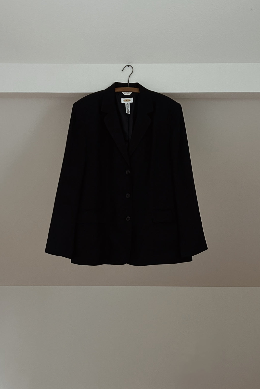 1990's MIDNIGHT LINEN BLAZER | SIZE XL