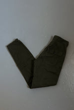 1980's HIGH RISE SLIM CUT COTTON MILITARY FATIGUES | SIZE 27