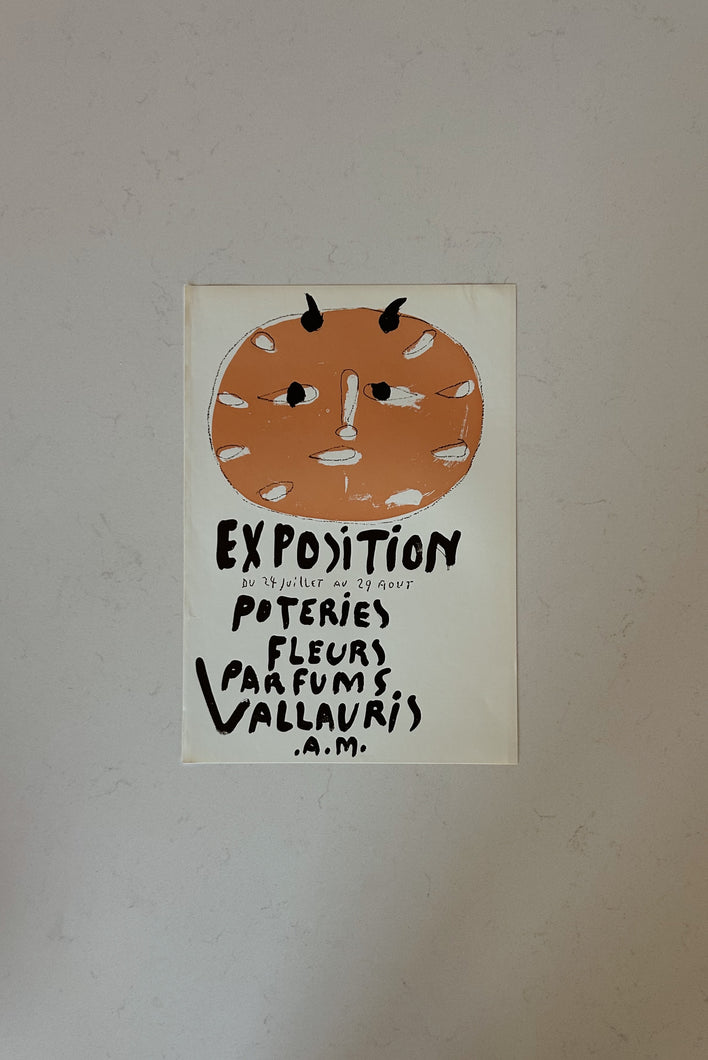 1970's PICASSO LITHOGRAPH: VALLAURIS 1948