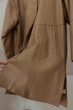 1990's CAMEL LEATHER JACKET | SIZE XL/XXL