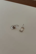 1980's HAMMERED STERLING EARRINGS