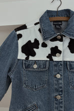 1990's BACCINI COW YOKE DENIM JACKET | SIZE S