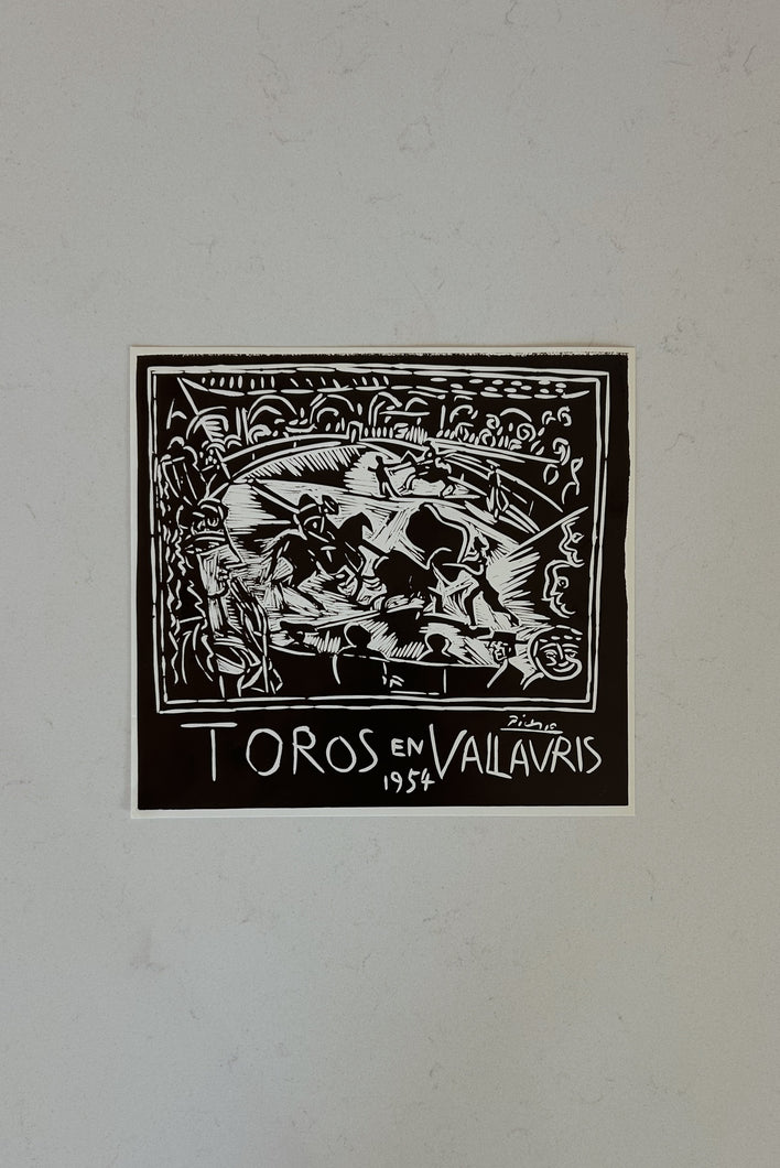 1970's PICASSO LITHOGRAPH: VALLAURIS 1954