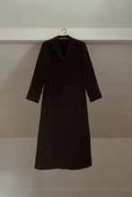 1990's MINIMAL CHOCOLATE TRENCH | SIZE M