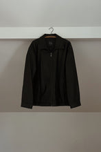 1990's CLASSIC BLACK BUTTERY SOFT LEATHER BOMBER JACKET | SIZE XL