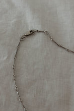 1990's CHUNKY STERLING + JASPER PENDANT ON STERLING LINK CHAIN
