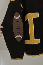 1990's IOWA HAWKEYES RAMIE COTTON KNIT CARDIGAN | SIZE M/L