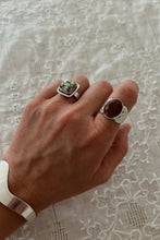 1950's 925 STERLING + LEMON MAGNESITE RING | SIZE 6.5