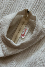 1960's WHITE KNIT THERMAL TEE