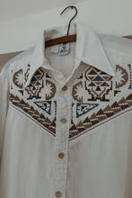 1970's QUILTED SOUTHWESTERN SHIRT | SIZE M