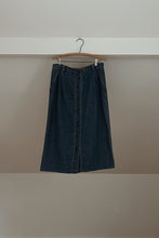 1990's EDDIE DENIM BUTTON SKIRT | SIZE L