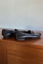 1990's SEBAGO BLACK LEATHER MOCCASIN LOAFERS | SIZE 6