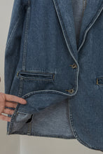 1990's BACCINI DENIM BLAZER | SIZE M