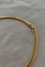1990's GOLD PLATE ACCORDION COLLAR