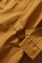1960's TEXTURED MOD MUSTARD DRESS | SIZE S/M
