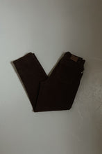 1990's RALPH LAUREN CHOCOLATE COTTON CORDS | SIZE 28/29