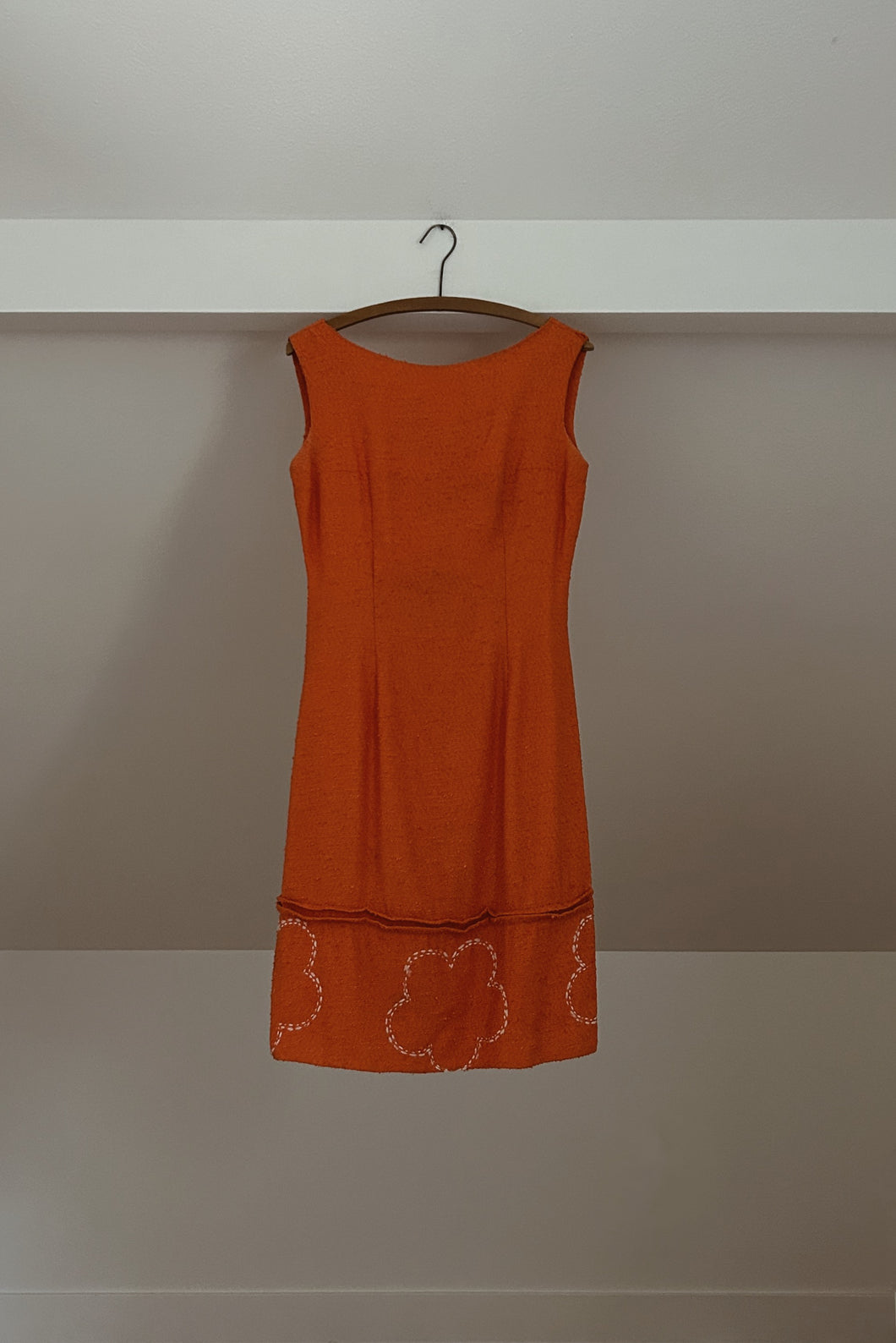 1960's TANGERINE TERRY SHIFT DRESS | SIZE S/M